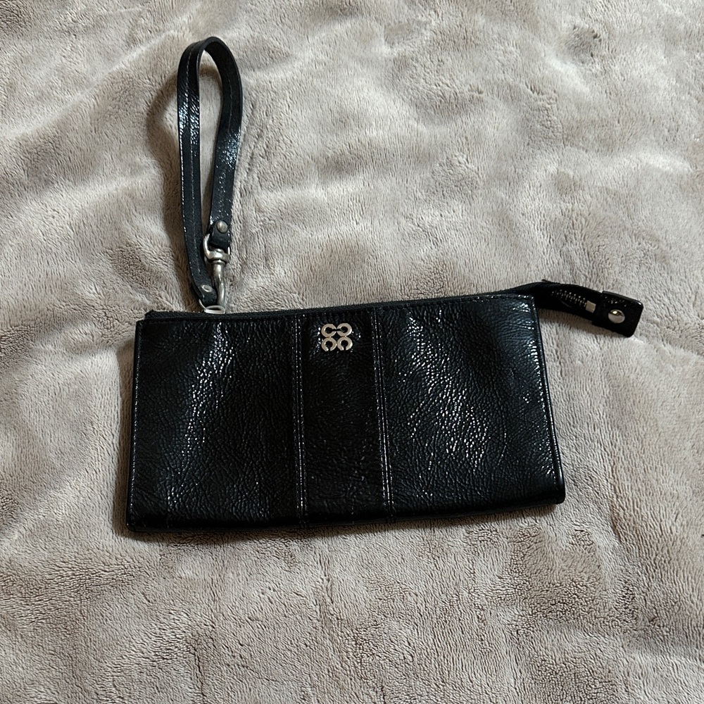 Black Wristlet coach